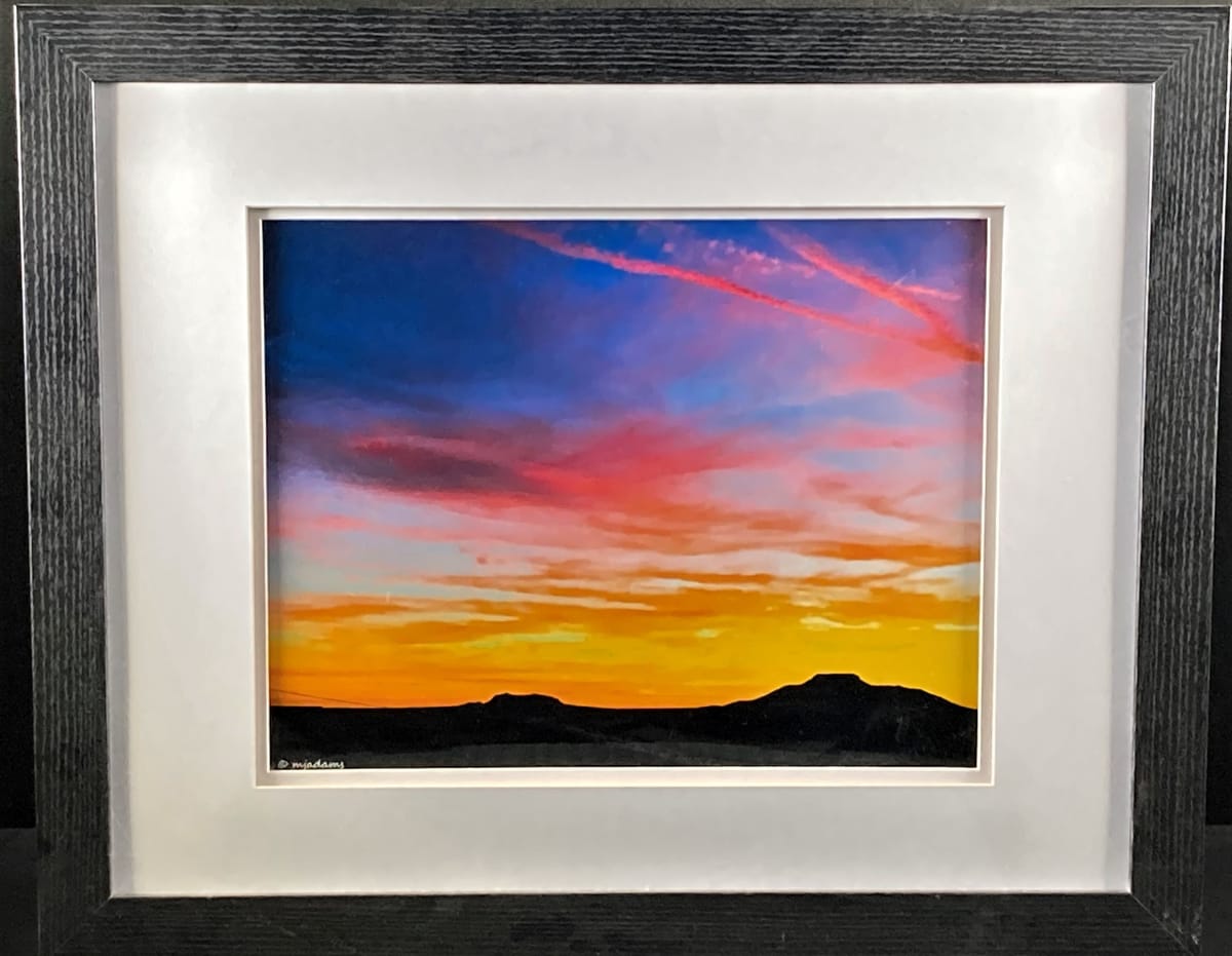 Abstract Arizona Sunset by Mary Jo Adams 