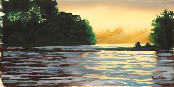 Early Morning on the River by Dave Templeton 