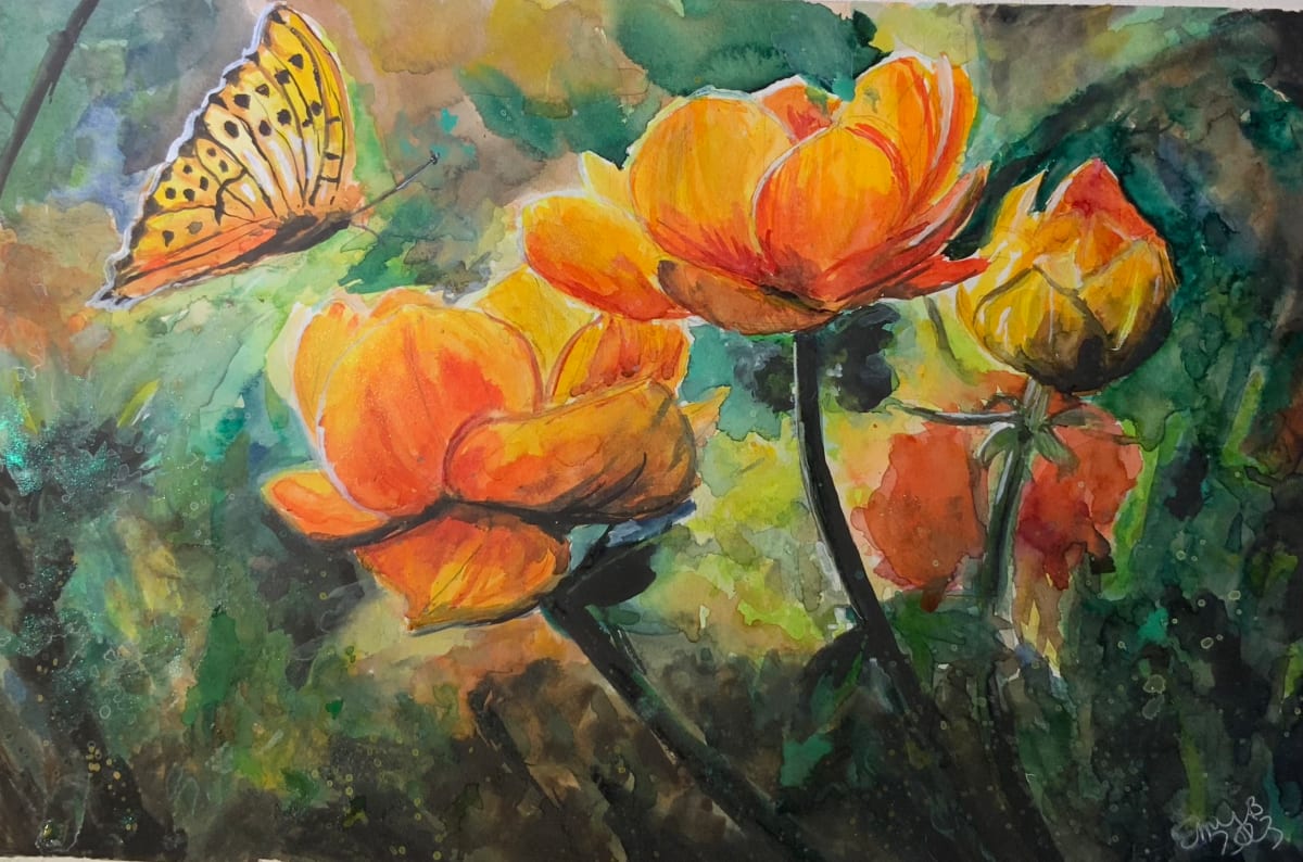 Golden Blooms of Summer by Eileen Backman 