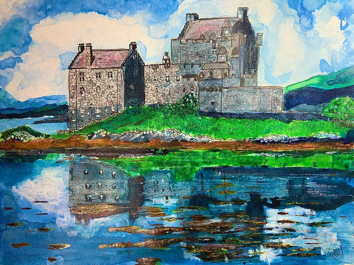 Eilean Dolan Castle by Eileen Backman, Image 1.