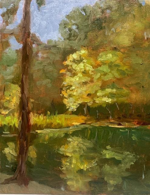 Late Summer at the Pond by Cindy Lawson-Flynn 