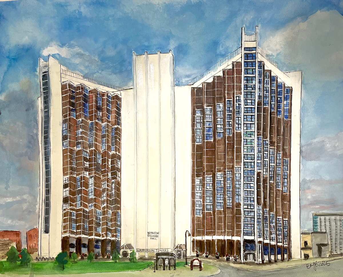 Watterson Towers by Eileen Backman, Image 1.