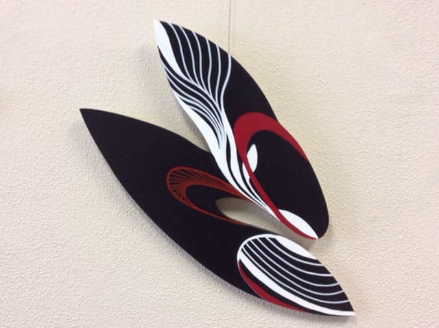 Black, White and Red by Joann Goetzinger, Image 1.
