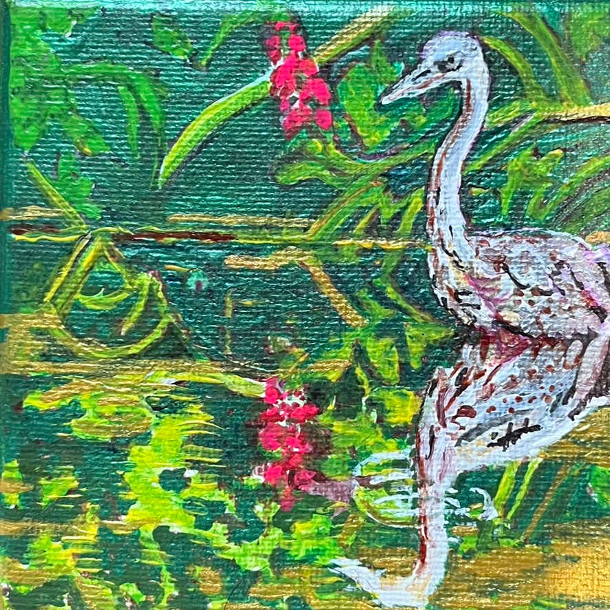 Tiny Heron by Jamie Downs 