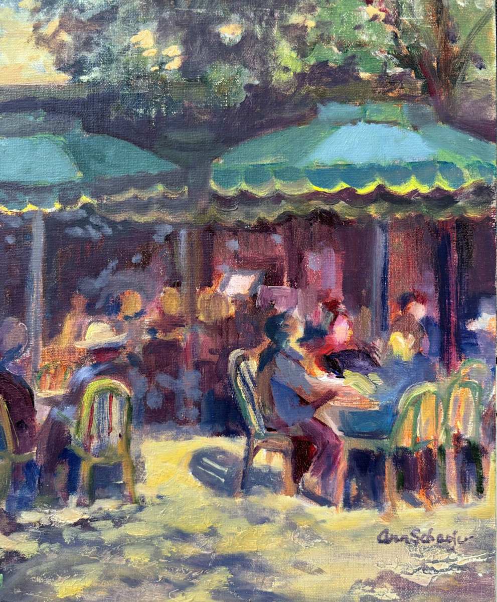 Paris Cafe by Ann Schaefer 