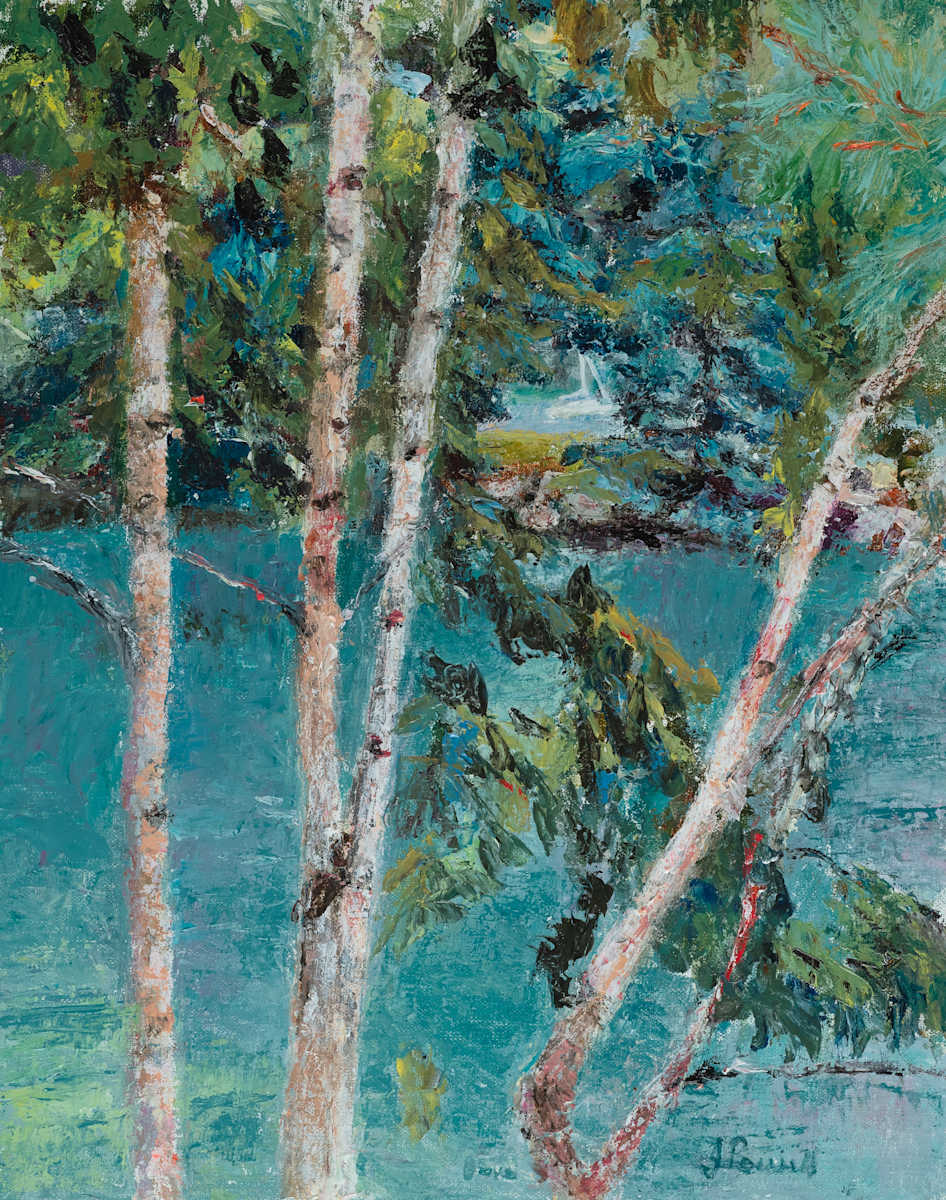 Among the Trees by Jeanne Powell 