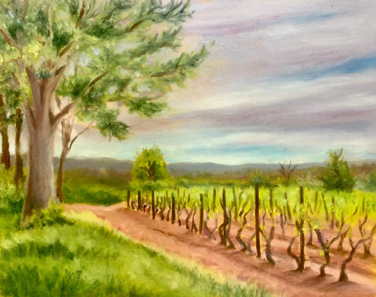 Bucks County Vineyard by Barbara Mandel 