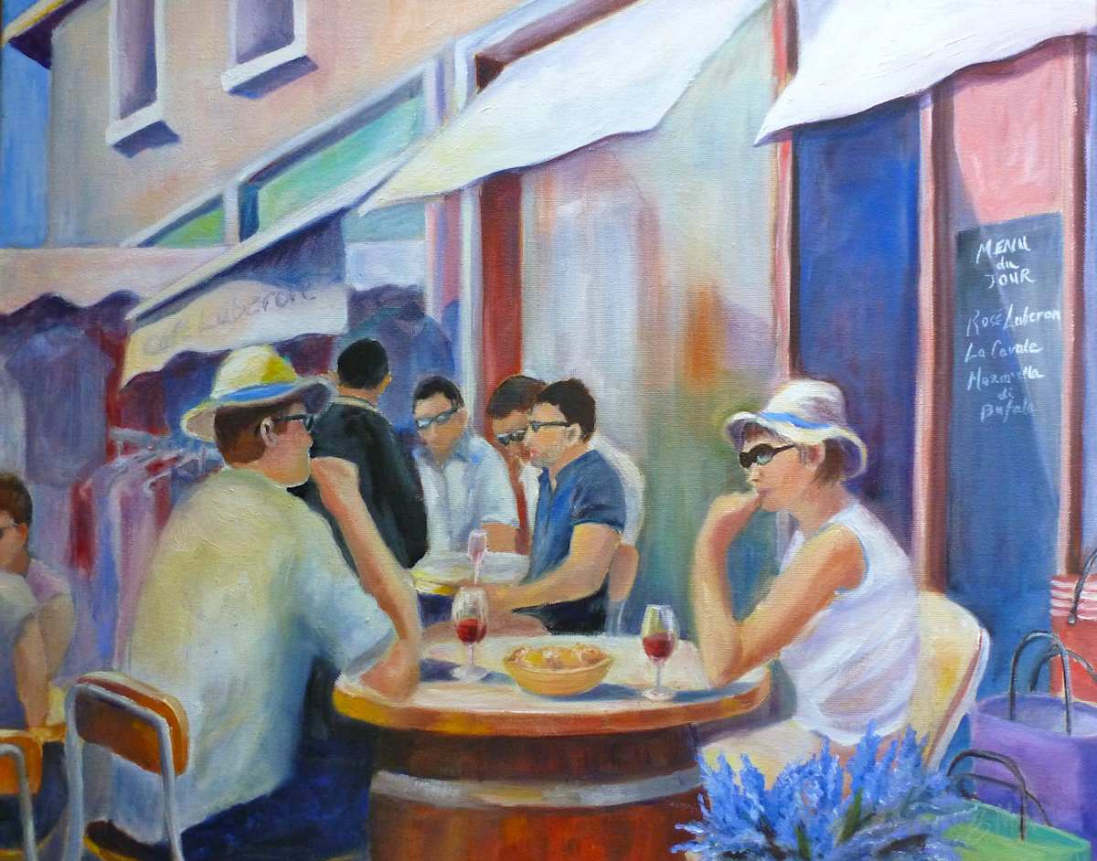 Café Luberon by Barbara Mandel, Image 1.