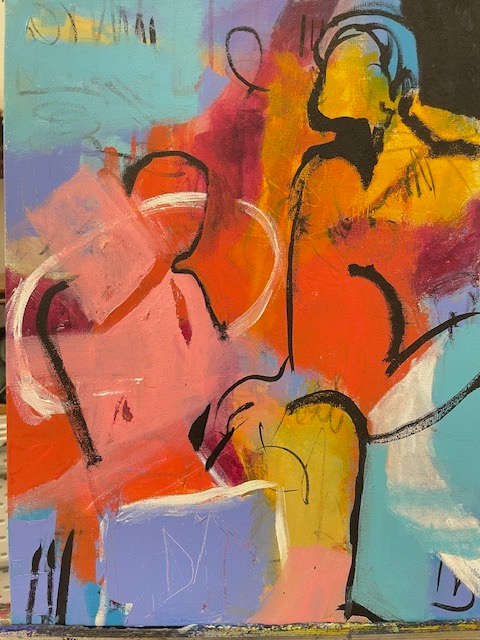 Dangling Conversation by Gail Kaplan-Wassell, Image 1.