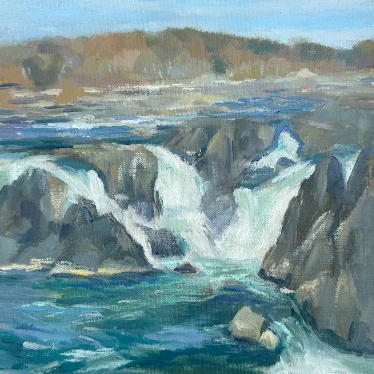 Great Falls View by Jennifer Howard 