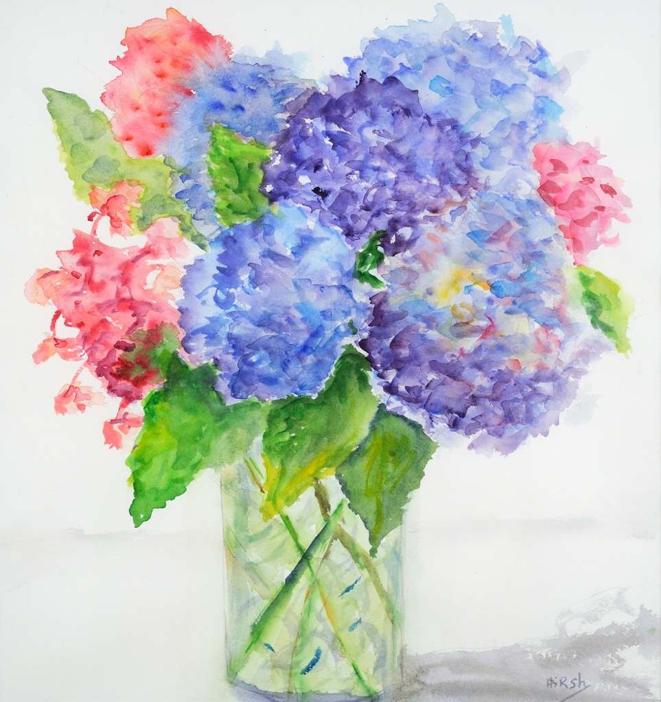 Hydrangeas by Cathy Hirsh, Image 1.