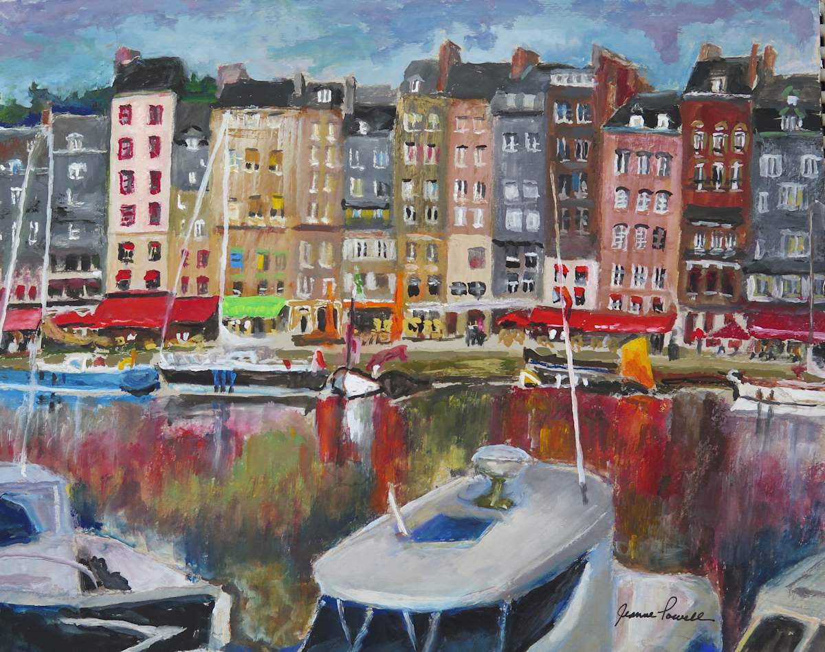 Honfleur Colors by Jeanne Powell 