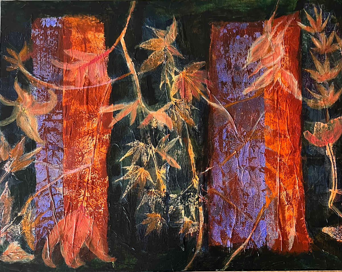 Sunlit Leaves by Marcia Bhorjee 