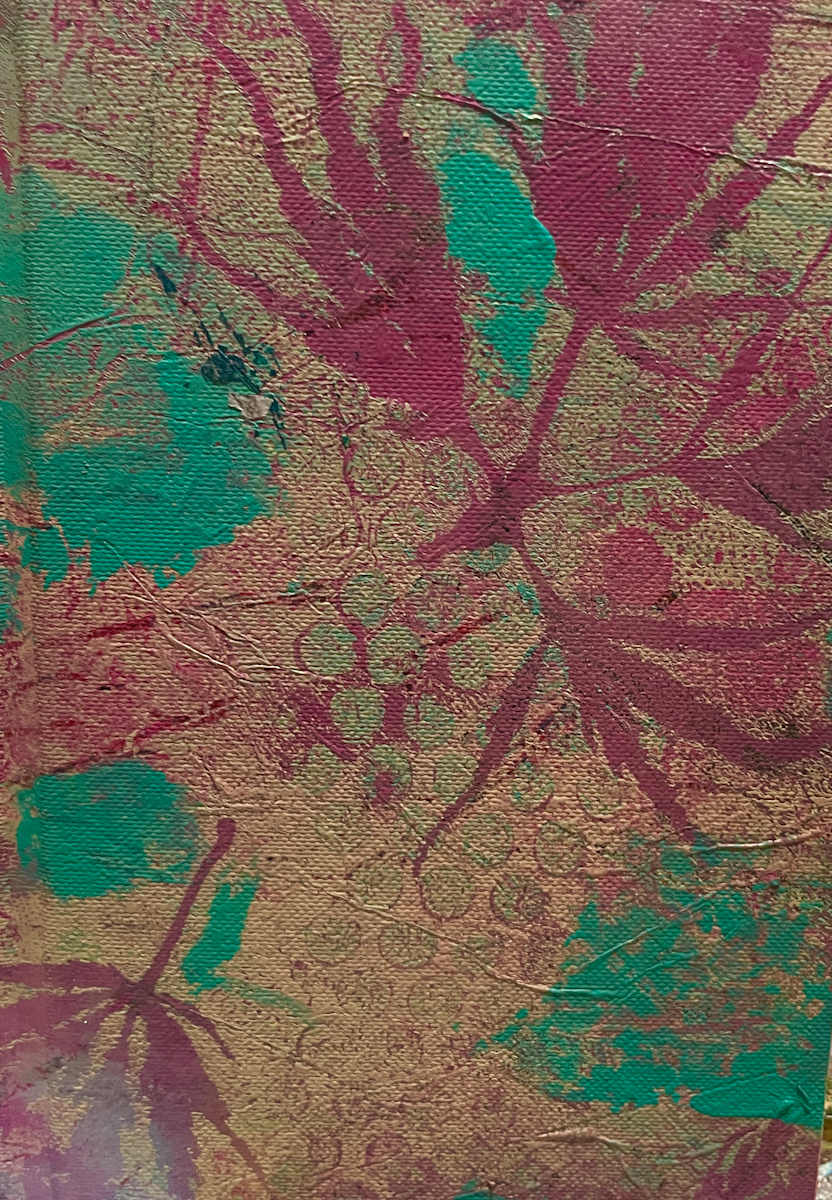 pink and teal journal by Gail Kaplan-Wassell 