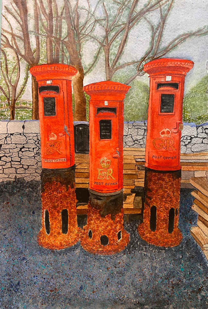 Removing British Postboxes by Alexandra Treadaway-Hoare, Image 1.