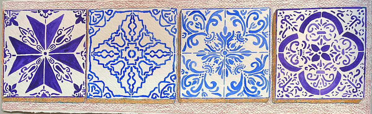 Mediterranean Tiles by Alexandra Treadaway-Hoare, Image 1.