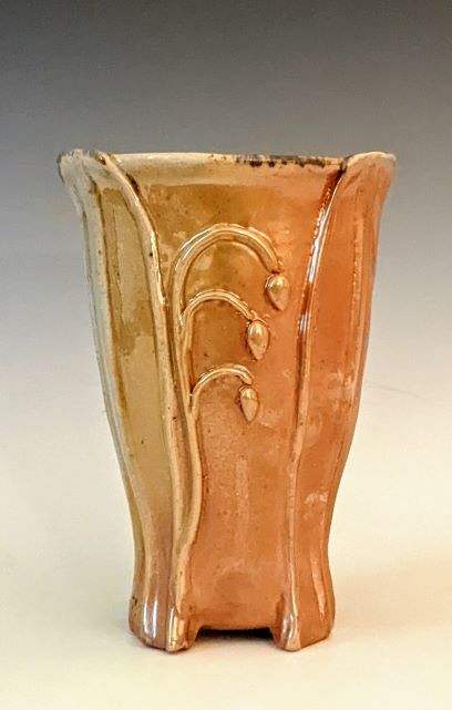 Lilies of the Valley Vase by Nancy Jakubowski 