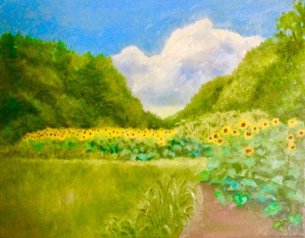 McKee Beshers Sunflowers by Barbara Mandel, Image 1.