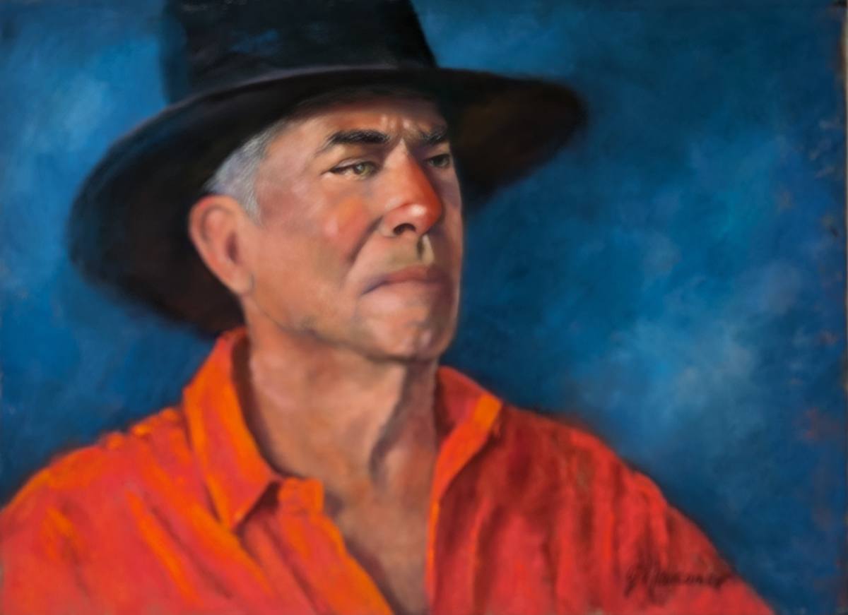 John in a Black Hat by Grace Newcomer, Image 1.