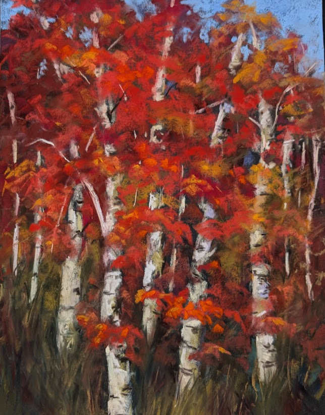 Red Aspens by Grace Newcomer, Image 1.