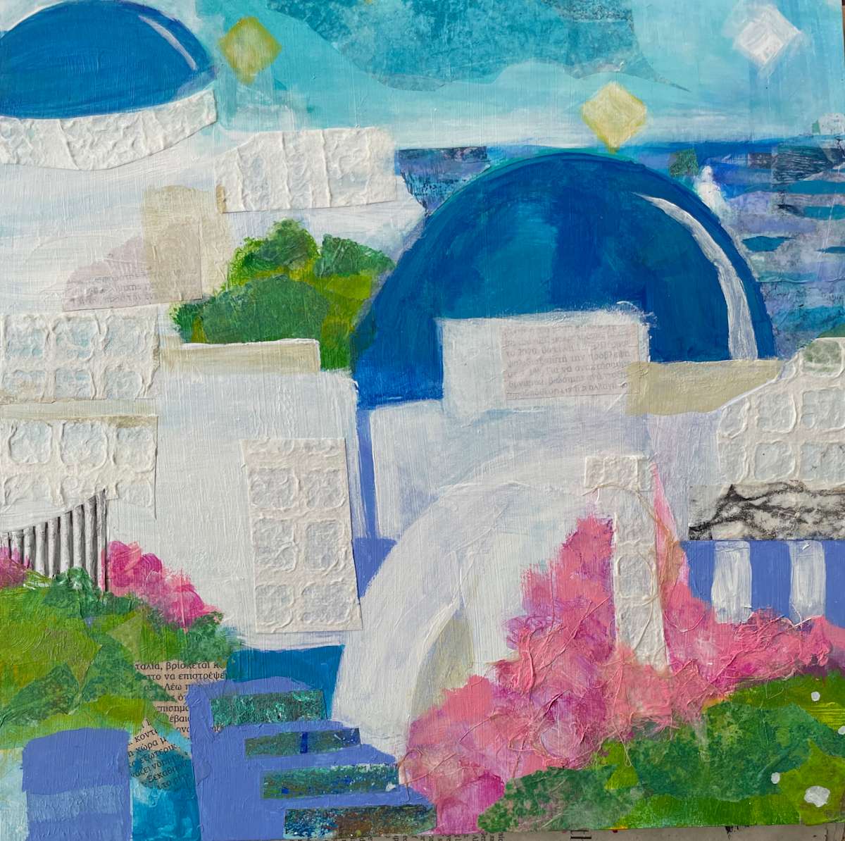 Santorini Spring by Gail Kaplan-Wassell, Image 1.