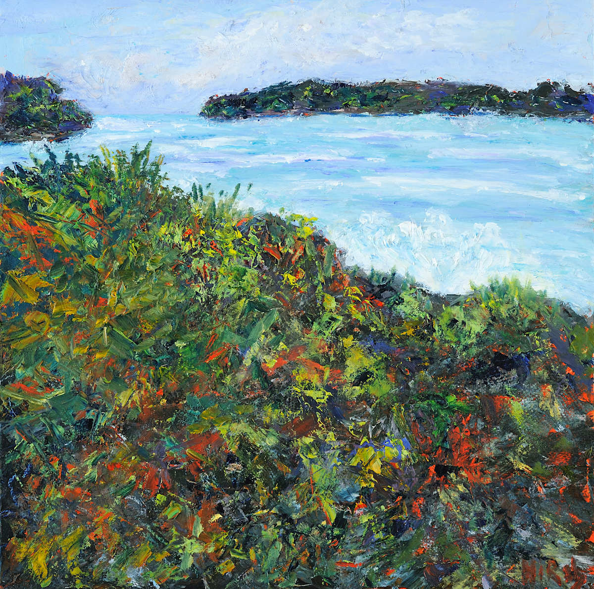 Seaside Brambles by Cathy Hirsh 