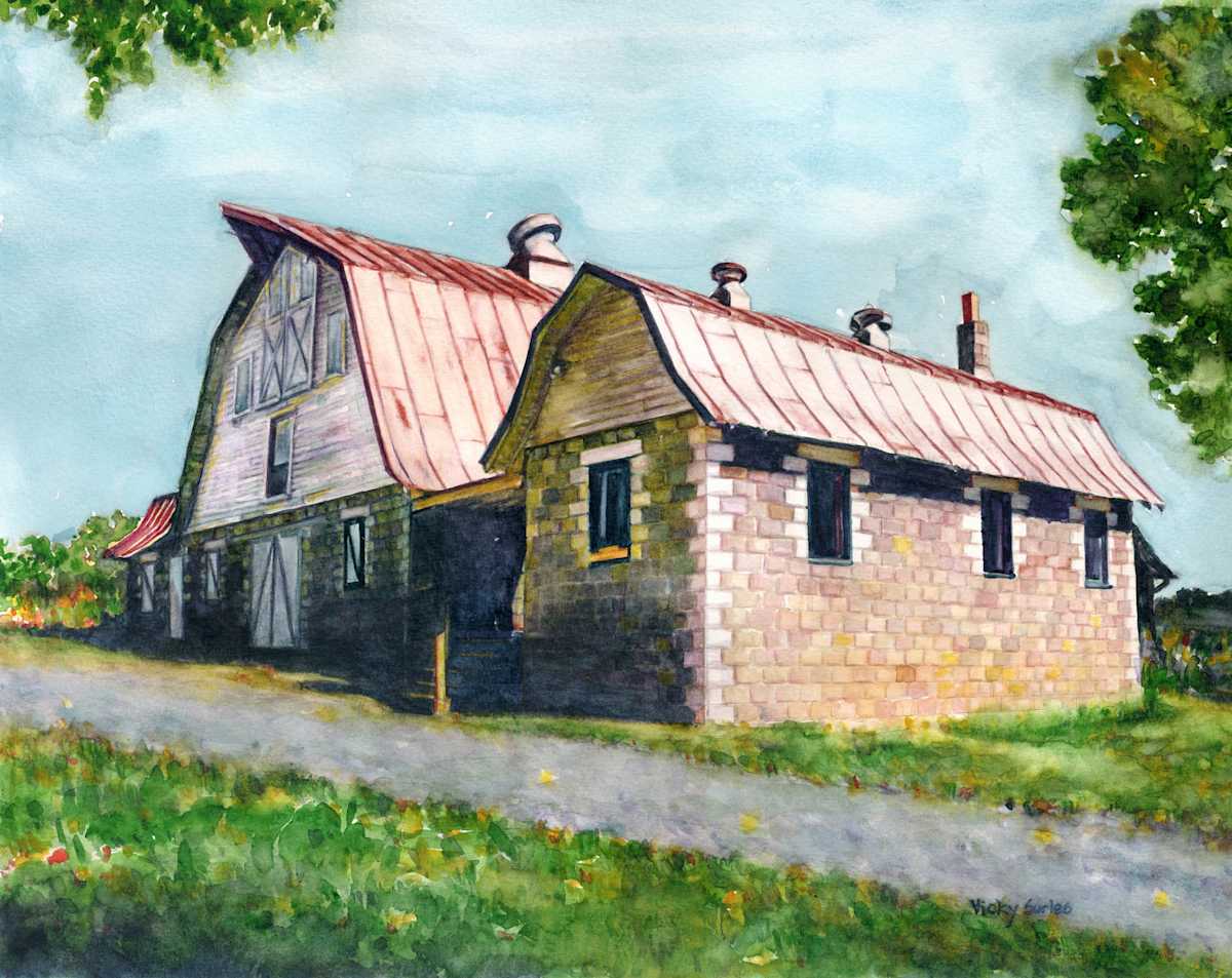 Dairy Barns in Hyattstown by Vicky Surles 