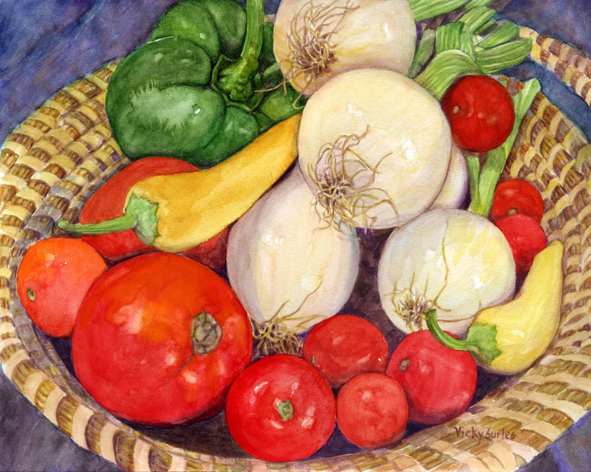 Fresh Vegetables by Vicky Surles 