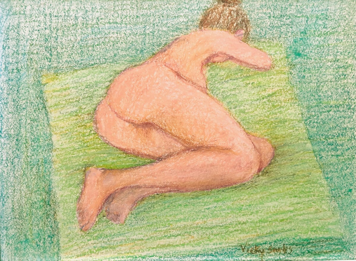 Laying on a Blanket by Vicky Surles 