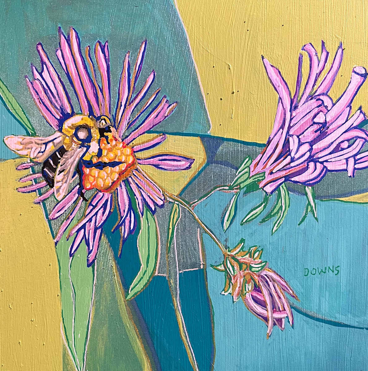 Bee with Three Choices by Jamie Downs 