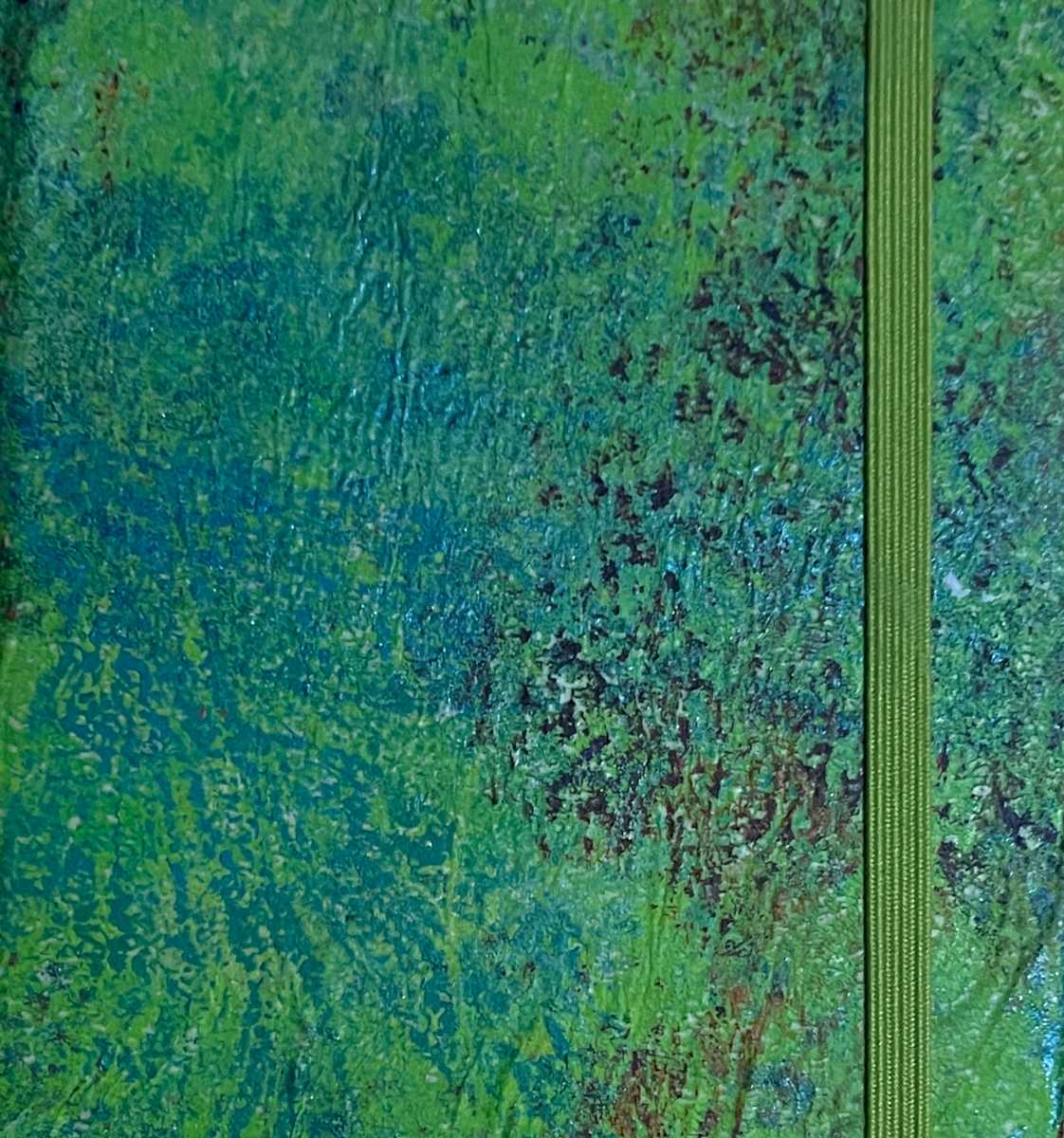 Green Blue Mini-Journal by Gail Kaplan-Wassell 