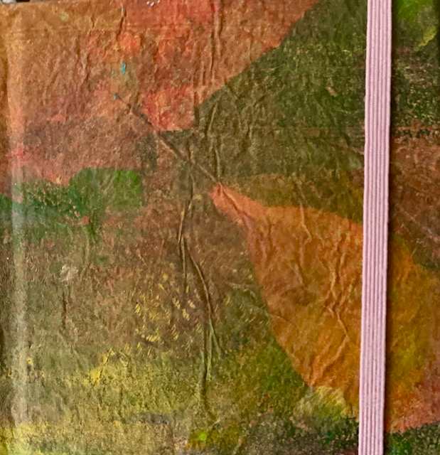 Orange Green Mini-Journal by Gail Kaplan-Wassell, Image 1.