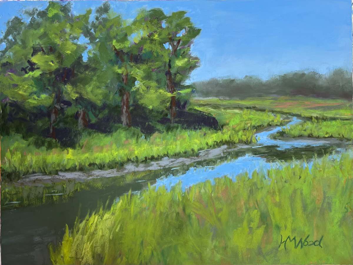 Peaceful Stream by Helen Wood 