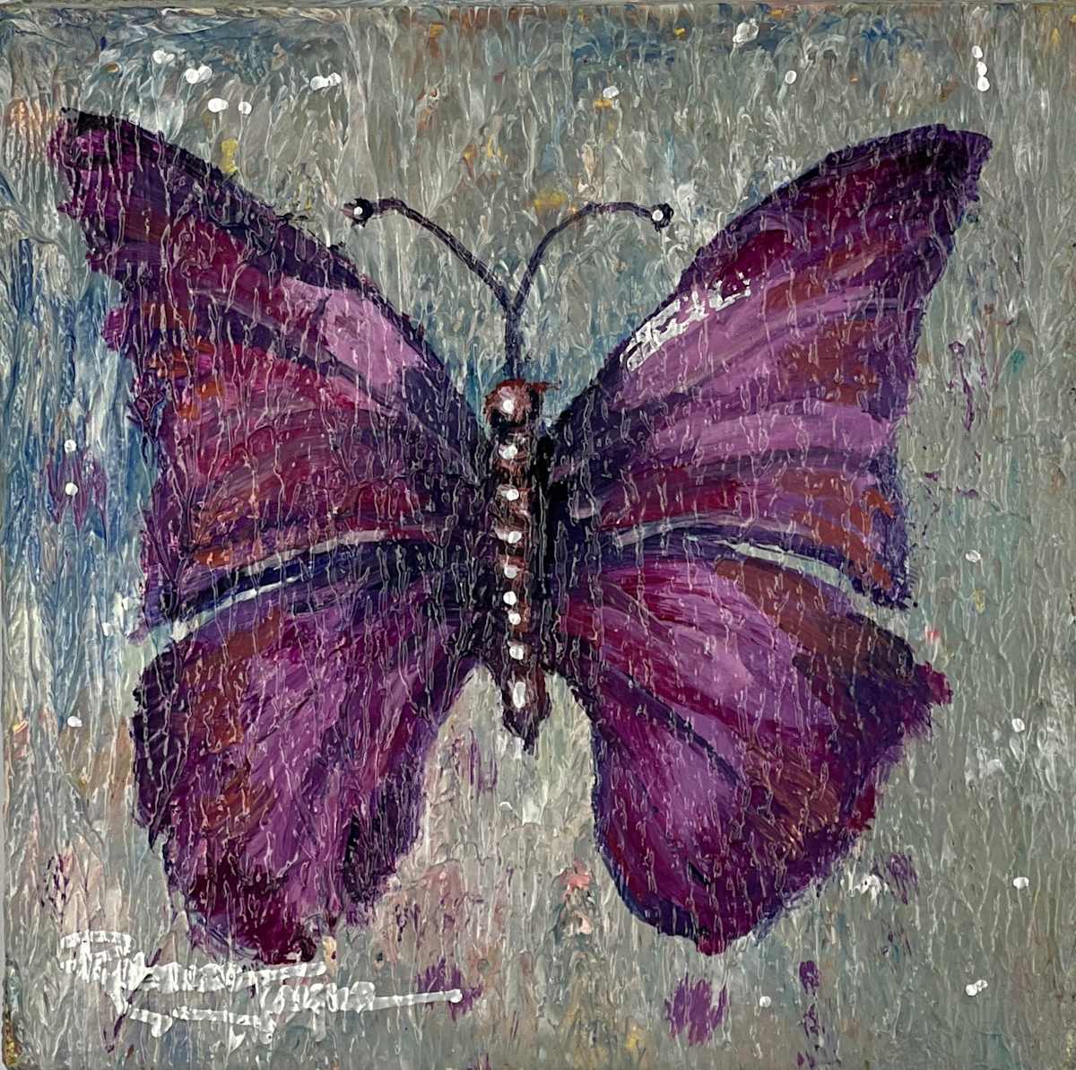 Butterfly 3x3 by Rabecca Jayne Hennessey, Image 1.