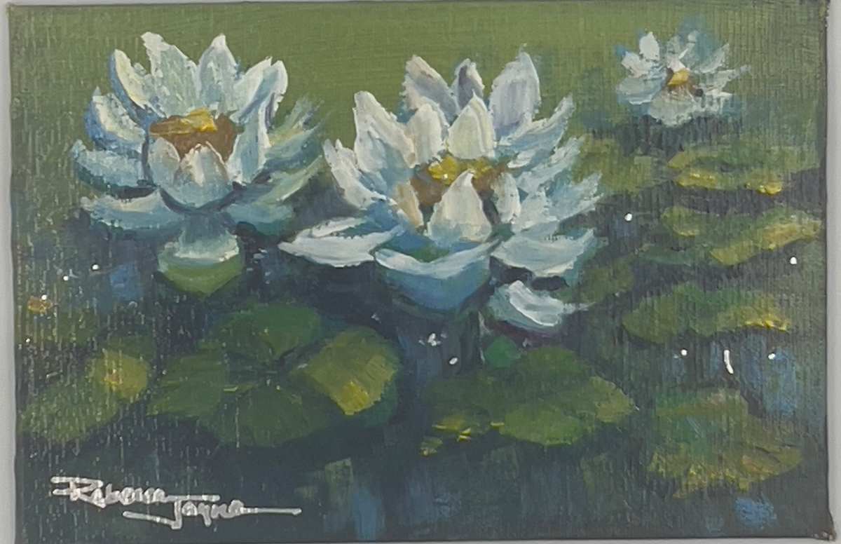 Lotus magnet by Rabecca Jayne Hennessey, Image 2.