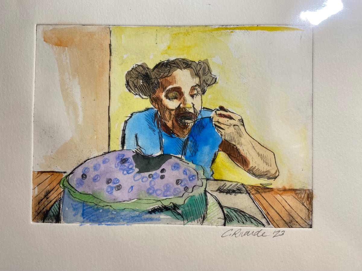 Drypoint Lauren by Cindy Rivarde 