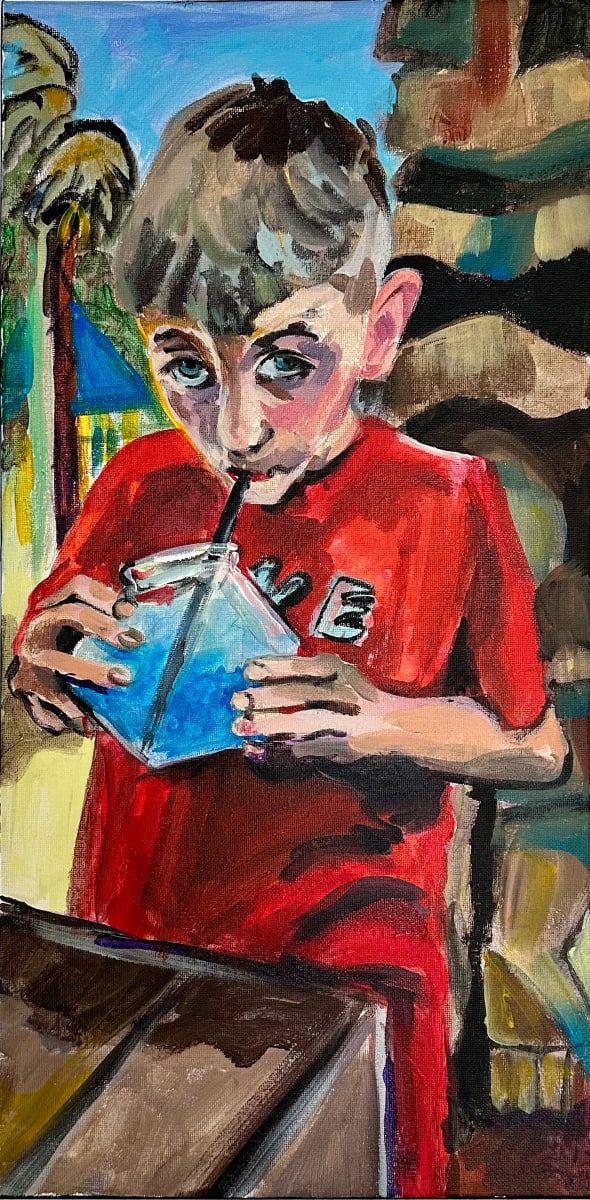 Blue Drink by Cindy Rivarde 