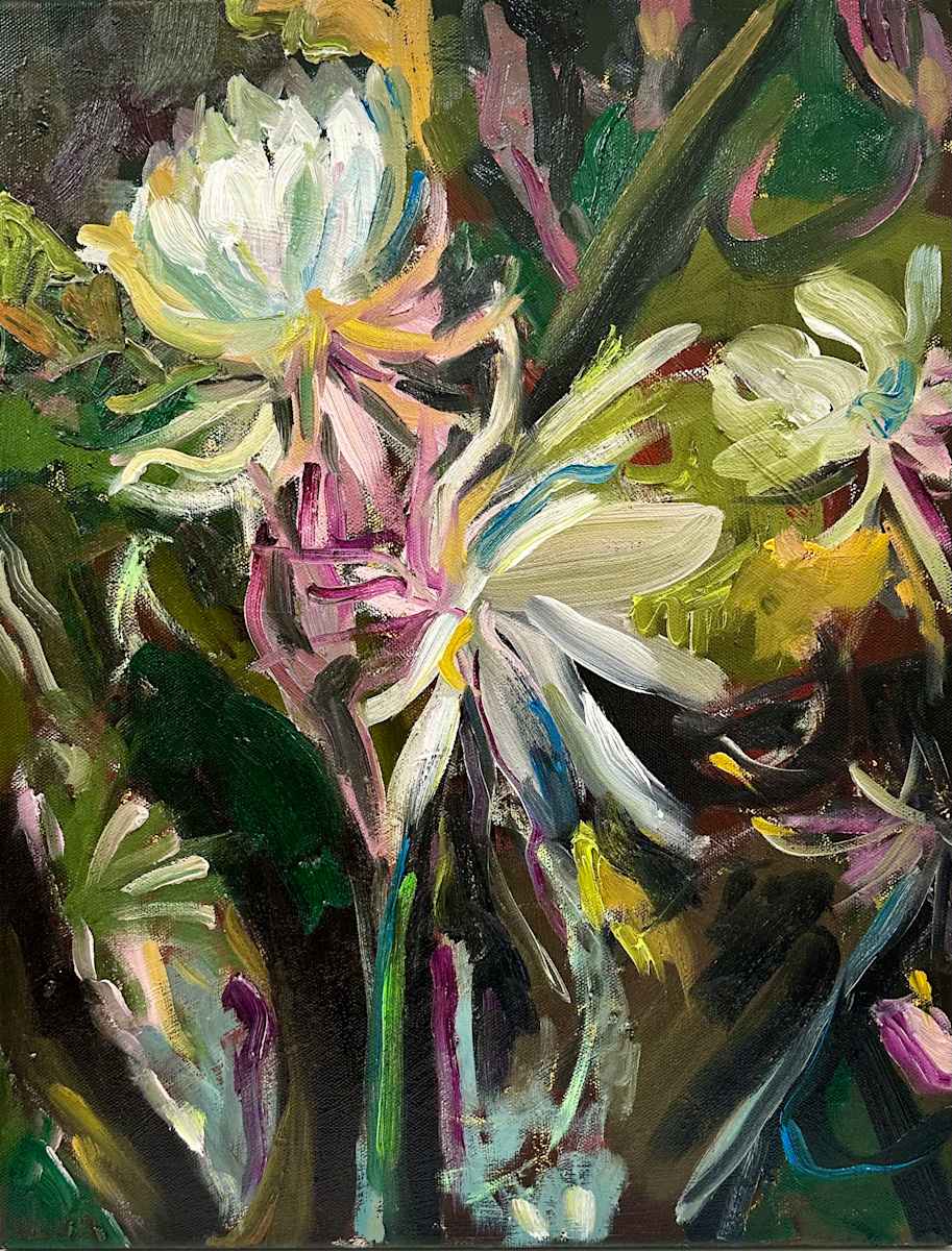 Night Flowers by Cindy Rivarde 