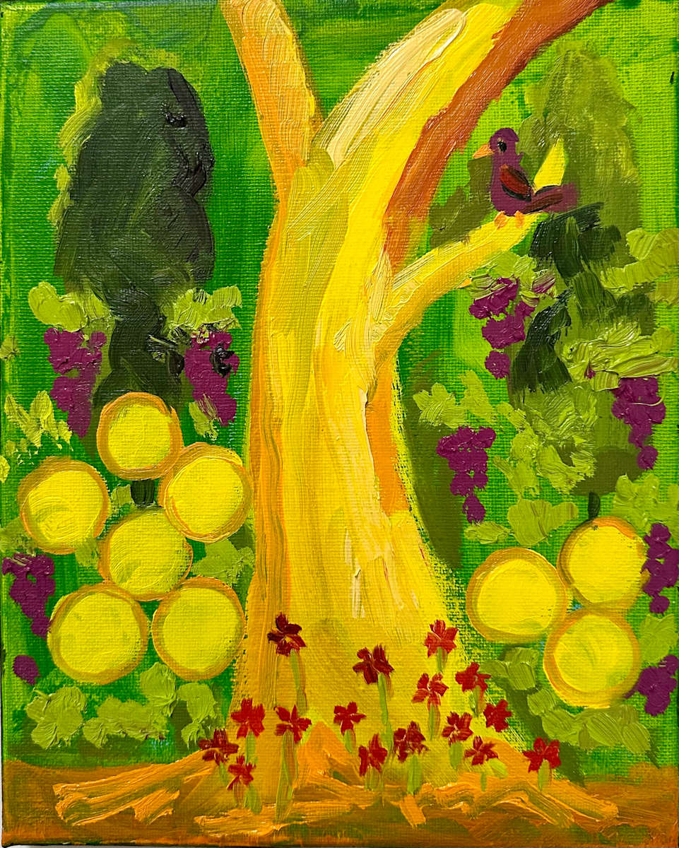 Pentacles 9 by Cindy Rivarde 