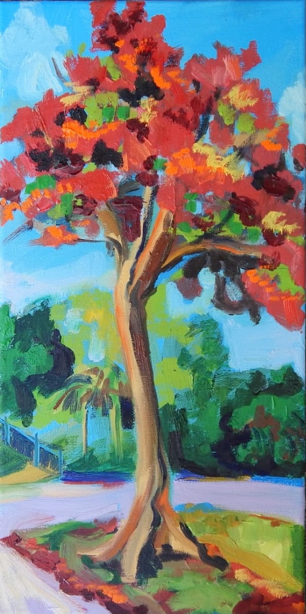 Poinciana 3 by Cindy Rivarde 