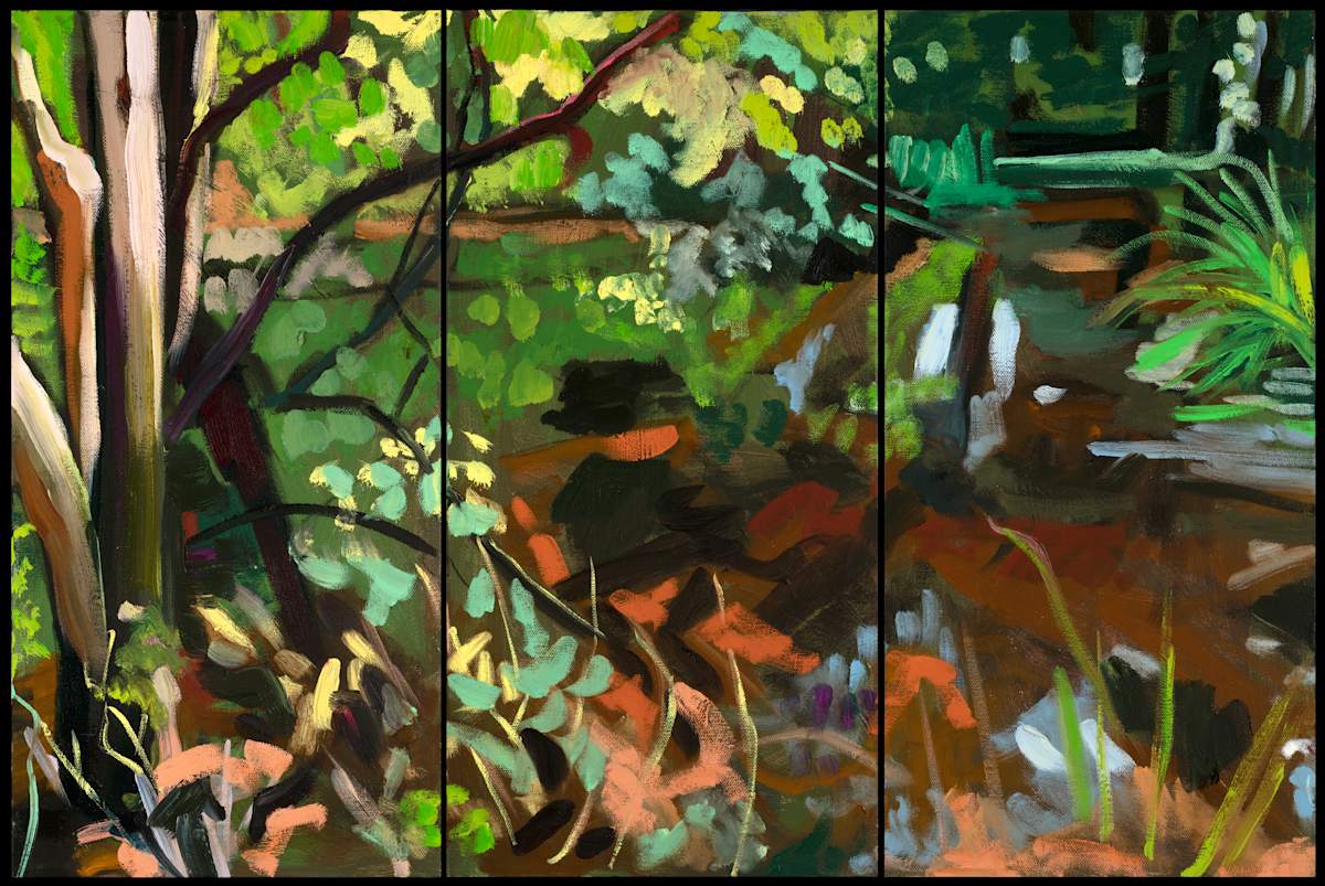 Pond in October by Cindy Rivarde 
