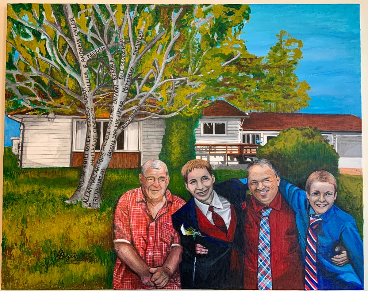 Darlene Nazar family painting 