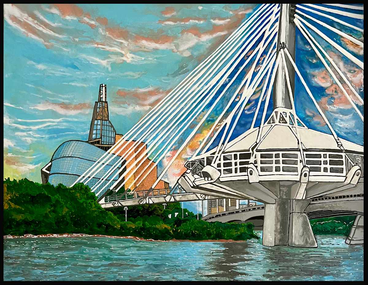 The Meeting Place by Joanne Berger  Image: The meeting place on the Red River in Winnipeg