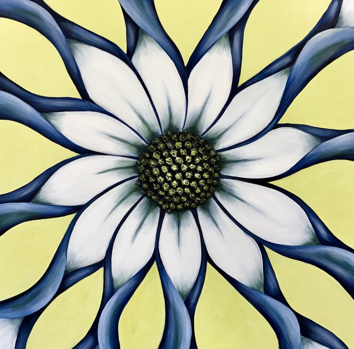 Blue African Daisy by Denise Cassidy, Image 1.