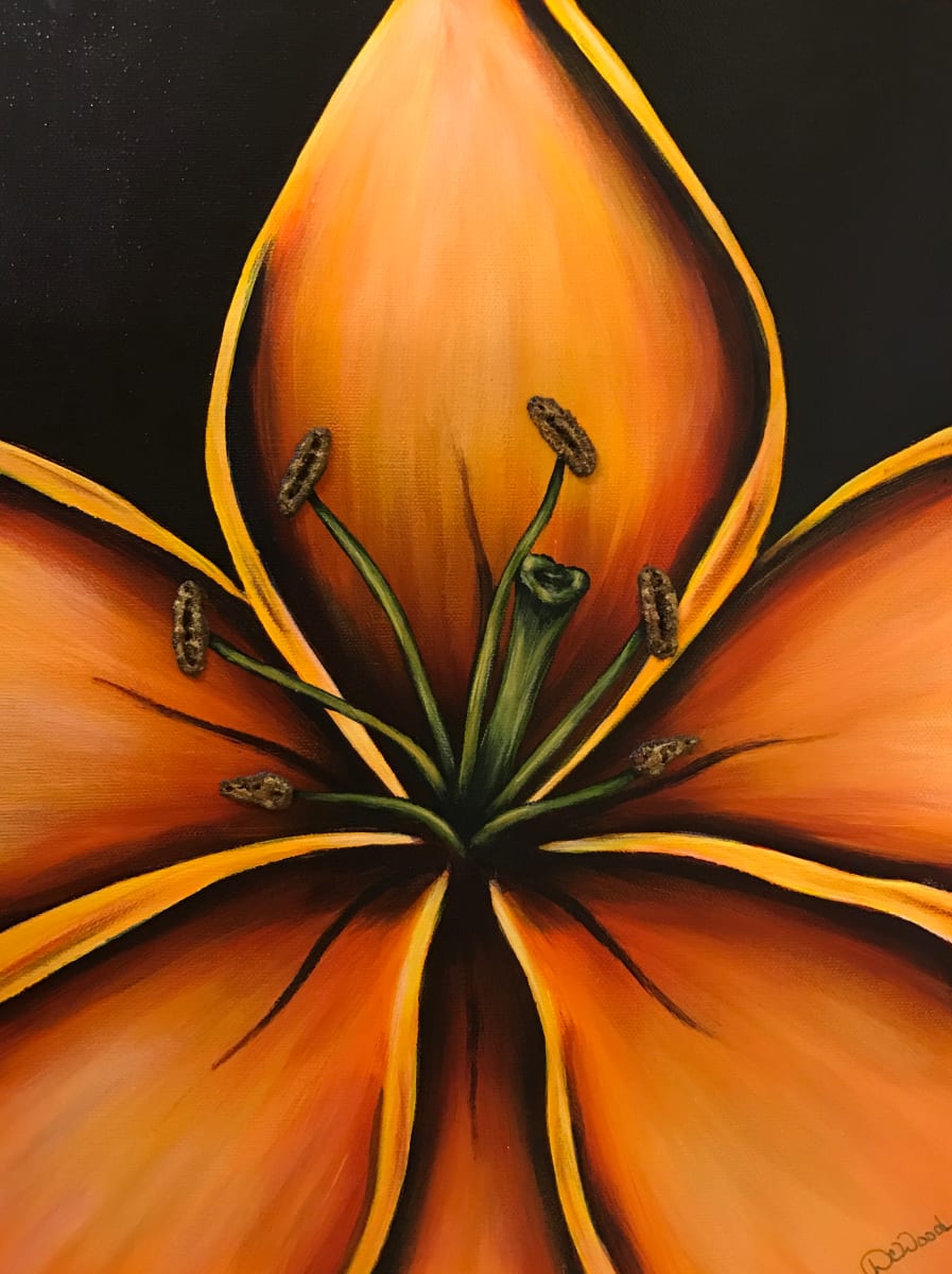 Fire Lily II by Denise Cassidy Wood 
