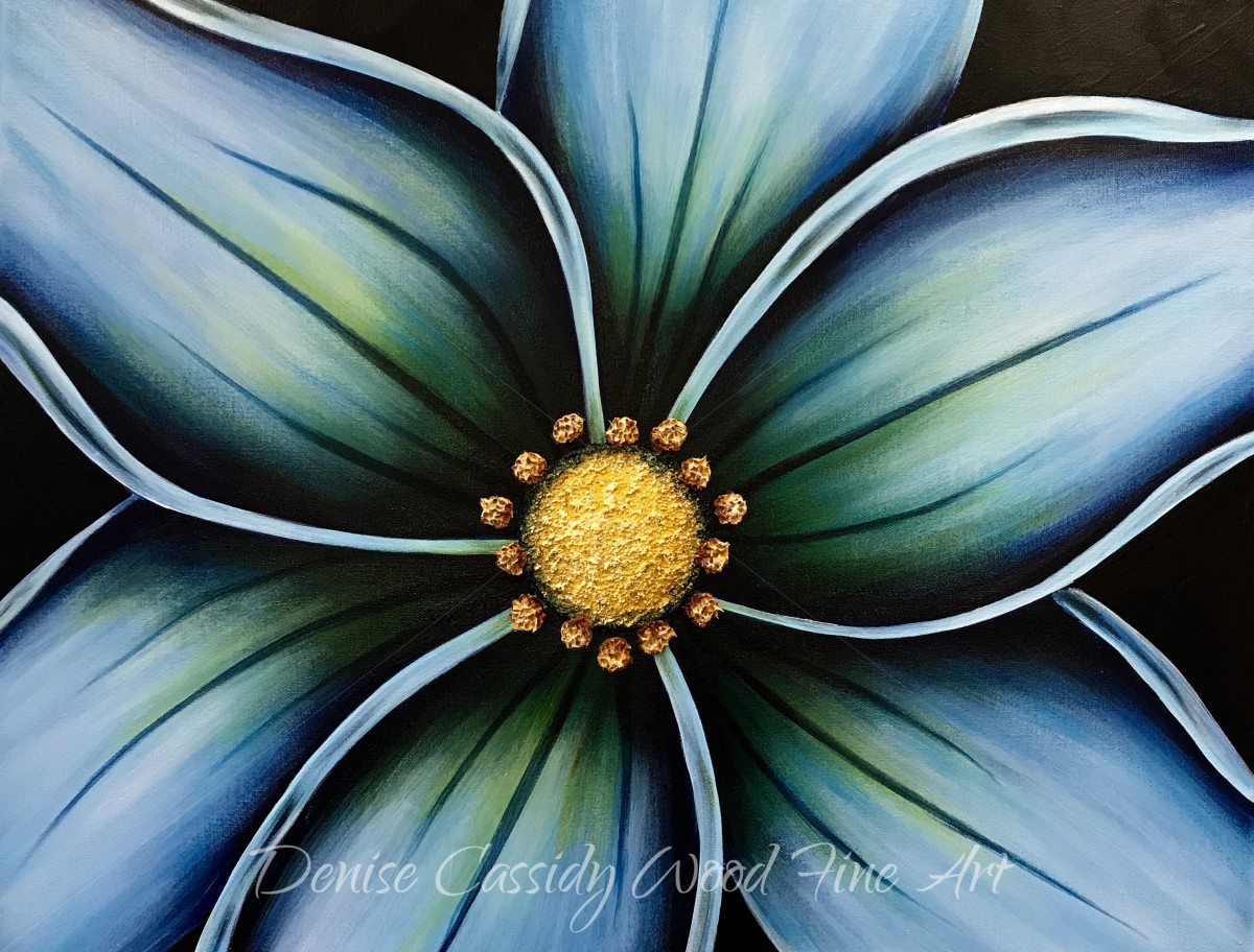 Blue Wildflower by Denise Cassidy, Image 1.