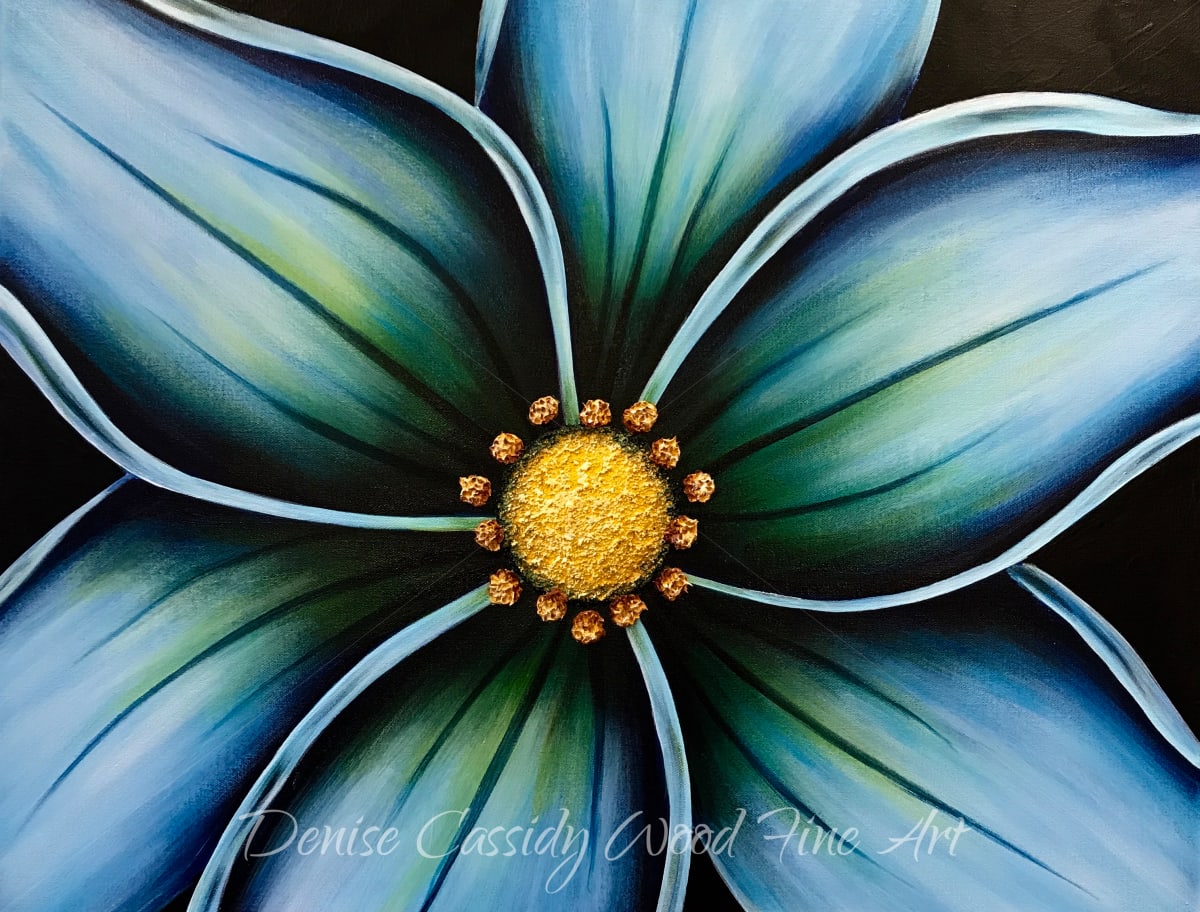 Blue Wildflower by Denise Cassidy, Image 1.