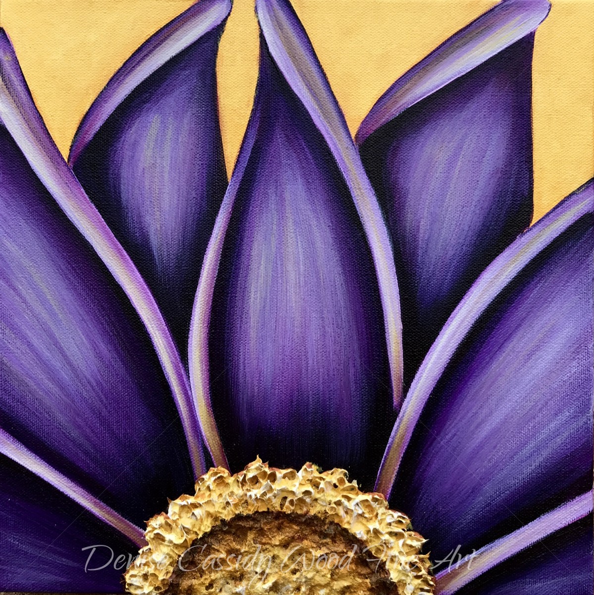 Purple Daisy VI by Denise Cassidy Wood 
