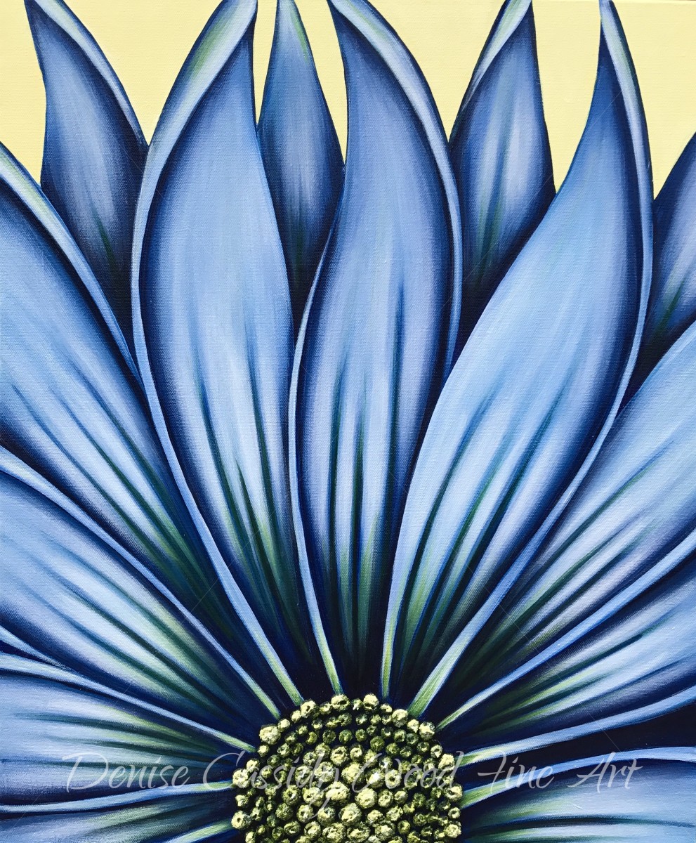 Wild Blue Daisy II by Denise Cassidy, Image 2.