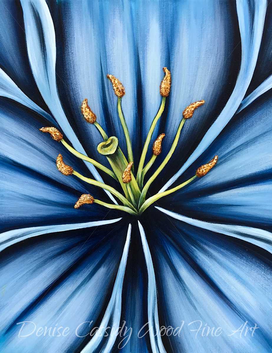 Blue Lily #570 by Denise Cassidy, Image 2.